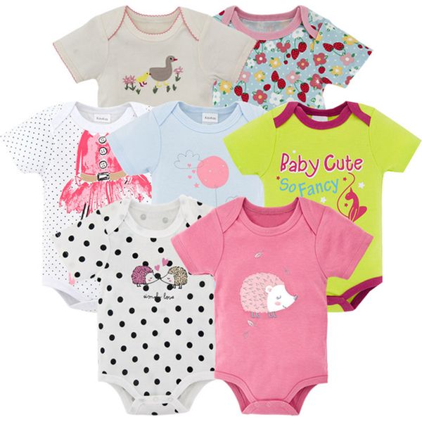 7pcs/pack new born baby clothes baby girl romper dots cartoon cotton rompers summer clothing girl jumpsuit newborns, Blue
7pcs/pack new born baby clothes baby girl romper dots cartoon cotton rompers summer clothing girl jumpsuit newborns, Blue