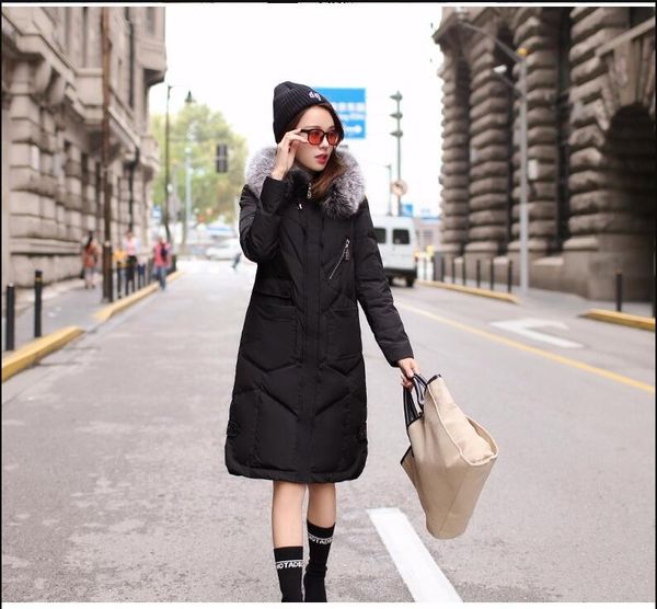 2019 hiver nouvelle veste à capuche épaisse pour les femmes col de fourrure chaud manteau de grande taille, Black
2019 hiver nouvelle veste à capuche épaisse pour les femmes col de fourrure chaud manteau de grande taille, Black