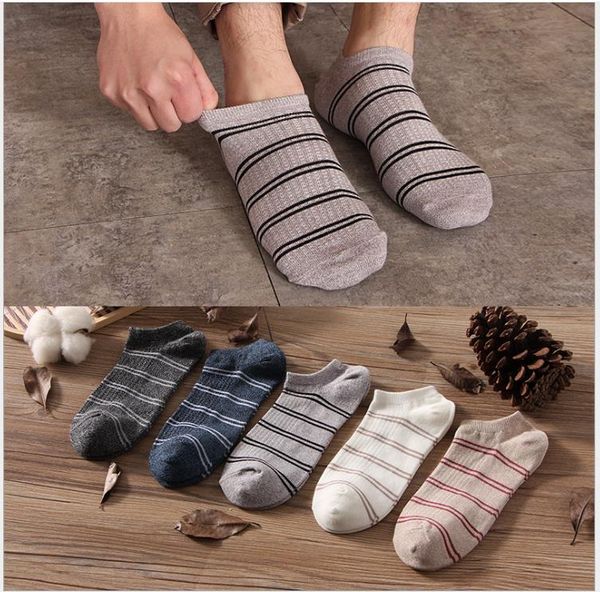 men's cotton striped shallow mouth boat socks new casual invisible socks casual style breathable low to help, Black
men's cotton striped shallow mouth boat socks new casual invisible socks casual style breathable low to help, Black