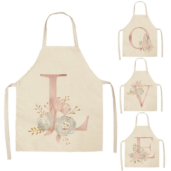 1 pcs pink letter flower cotton linen aprons home cooking baking coffee shop cleaning apron kitchen accessories
1 pcs pink letter flower cotton linen aprons home cooking baking coffee shop cleaning apron kitchen accessories