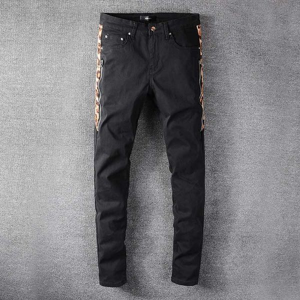 2020 new mens jeans hole korean elastic casual trousers cool elastic men's denim trousers pants, Blue
2020 new mens jeans hole korean elastic casual trousers cool elastic men's denim trousers pants, Blue