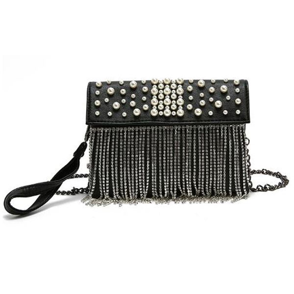 women's flap shoulder tote buckle pearl fringe bright diamond messenger bag casual messenger bag lady
women's flap shoulder tote buckle pearl fringe bright diamond messenger bag casual messenger bag lady