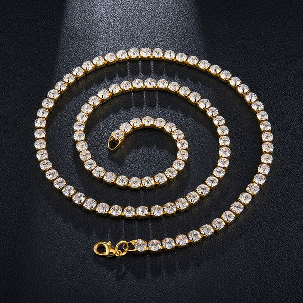 hip hop jewelry mens 14k gold chains luxury designer necklace iced out diamond tennis chain 5mm hiphop bling rapper charm fashion new, Black
hip hop jewelry mens 14k gold chains luxury designer necklace iced out diamond tennis chain 5mm hiphop bling rapper charm fashion new, Black