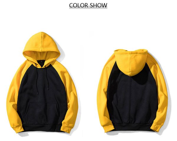 2019 Mens Hoodies Street Style Multicolor Fashionable raglan Long Sleeve Thin Hoodie Stitching Colours Urban Wind Menswear
2019 Mens Hoodies Street Style Multicolor Fashionable raglan Long Sleeve Thin Hoodie Stitching Colours Urban Wind Menswear