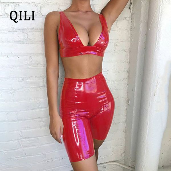 qili women pu leather jumpsuit rompers two piece set skinny stretchy romper back buckle sleeveless rompers black red khaki, Black;white
qili women pu leather jumpsuit rompers two piece set skinny stretchy romper back buckle sleeveless rompers black red khaki, Black;white