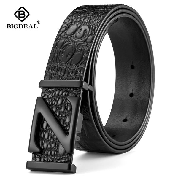 bigdeal vintage style pin buckle cow genuine leather belts for men 130cm mens belt cinturones hombre ing, Black;brown
bigdeal vintage style pin buckle cow genuine leather belts for men 130cm mens belt cinturones hombre ing, Black;brown