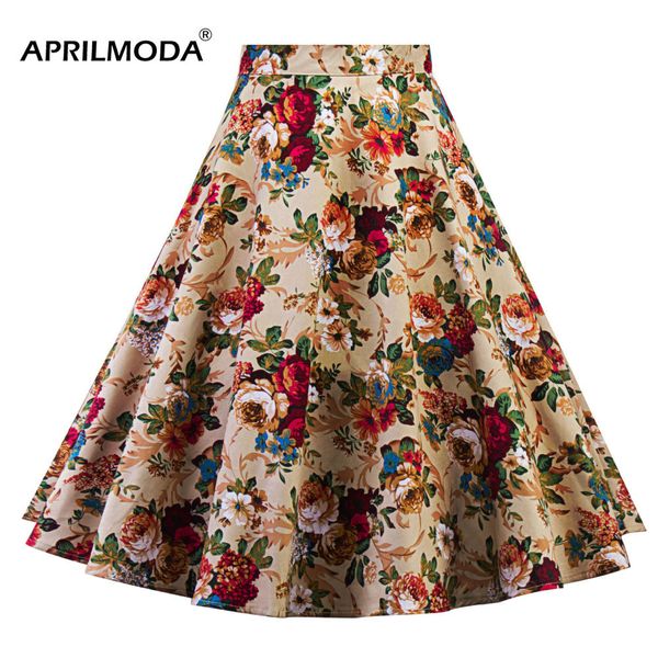 women midi pleated skirts vintage 50s 60s flower printed summer skirts ball gown high waist audrey hepburn swing skirts, Black;gray
women midi pleated skirts vintage 50s 60s flower printed summer skirts ball gown high waist audrey hepburn swing skirts, Black;gray