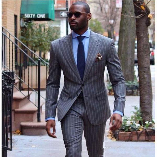 grey strips men wedding tuxedos peak lapel two button groom tuxedos popular men blazer 2 piece suit prom/dinner jacket (jacket+pants+tie)616, Black;gray
grey strips men wedding tuxedos peak lapel two button groom tuxedos popular men blazer 2 piece suit prom/dinner jacket (jacket+pants+tie)616, Black;gray