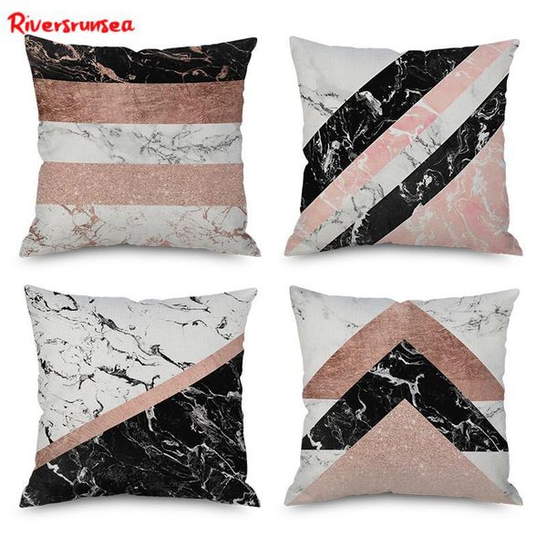 custom pillow rose gold pink geometric sofa throw pillows simple marble seat cushions cojin for creative office chair backrest
custom pillow rose gold pink geometric sofa throw pillows simple marble seat cushions cojin for creative office chair backrest