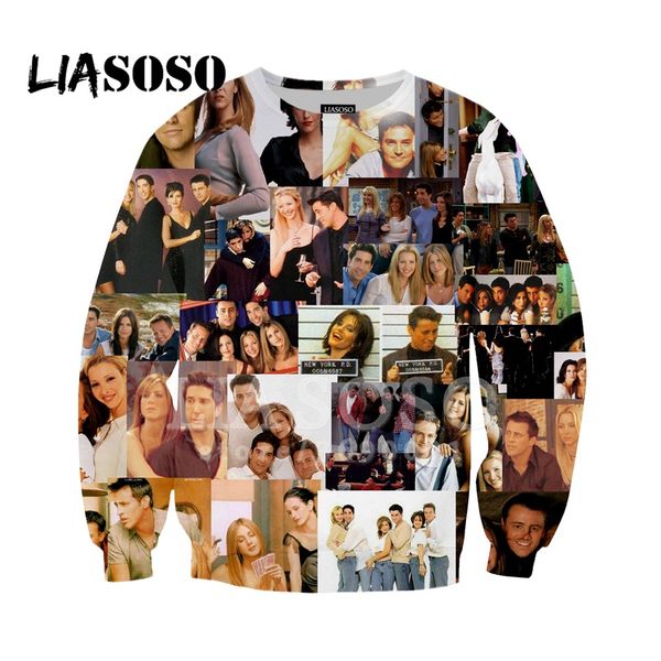 friends tv show collage 3d print men's sweatshirt harajuku hoodies women casual long sleeve pullovers o-neck sportswear, Black
friends tv show collage 3d print men's sweatshirt harajuku hoodies women casual long sleeve pullovers o-neck sportswear, Black