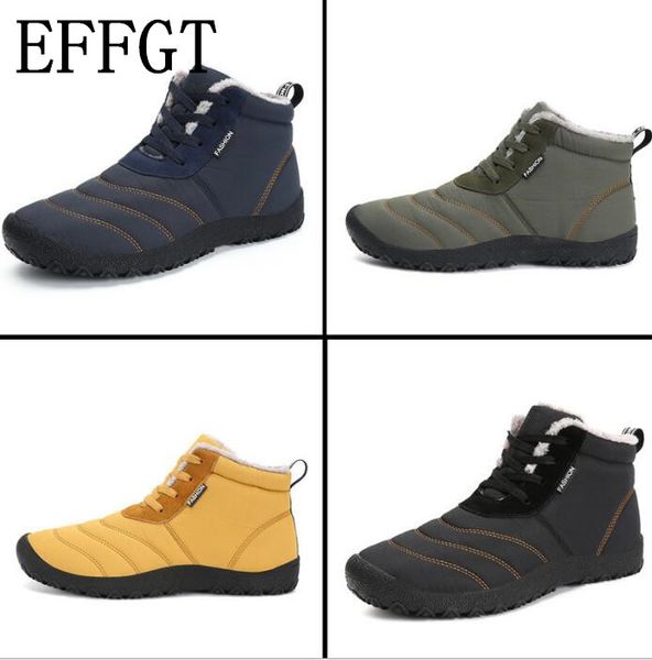 effgt the new warm men winter boots for men warm waterproof rain boots shoes 2018 fashion men's ankle snow boot b606, Black
effgt the new warm men winter boots for men warm waterproof rain boots shoes 2018 fashion men's ankle snow boot b606, Black