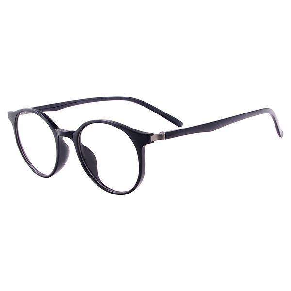 men women fashion plastic clear eyeglasses flexible full rim retro round tr90 glasses frame for prescription varifoca lenses, Black
men women fashion plastic clear eyeglasses flexible full rim retro round tr90 glasses frame for prescription varifoca lenses, Black
