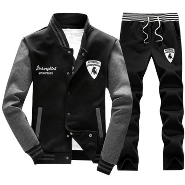 mens brand tracksuits fashion cattle badge embroidery jacket & drawstring sweatpants casual designer mens running colothes for boys, Gray
mens brand tracksuits fashion cattle badge embroidery jacket & drawstring sweatpants casual designer mens running colothes for boys, Gray