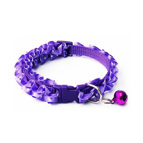 12 colors lovely cat dog lace collar with bell adjustable buckle collar fashion polka dot printed cat pet supplies accessories
12 colors lovely cat dog lace collar with bell adjustable buckle collar fashion polka dot printed cat pet supplies accessories