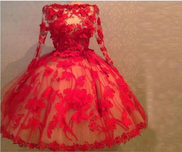 red short 2020 new homecoming dresses see through appliques sheer long sleeves evening gowns cocktail party prom dress
red short 2020 new homecoming dresses see through appliques sheer long sleeves evening gowns cocktail party prom dress