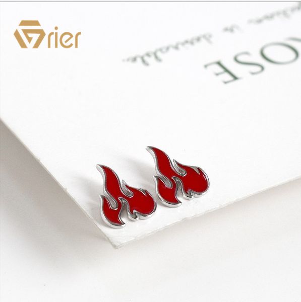 grier creative flame earrings s925 sterling silver earrings chic for women models hypoallergenic fashion jewelry, Golden;silver
grier creative flame earrings s925 sterling silver earrings chic for women models hypoallergenic fashion jewelry, Golden;silver