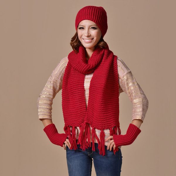 new fashion woman warm woolen scarf glove hats beanie set solid color ladies winter 3 piece set women 2019 bonnet fille hiver, Blue;gray
new fashion woman warm woolen scarf glove hats beanie set solid color ladies winter 3 piece set women 2019 bonnet fille hiver, Blue;gray