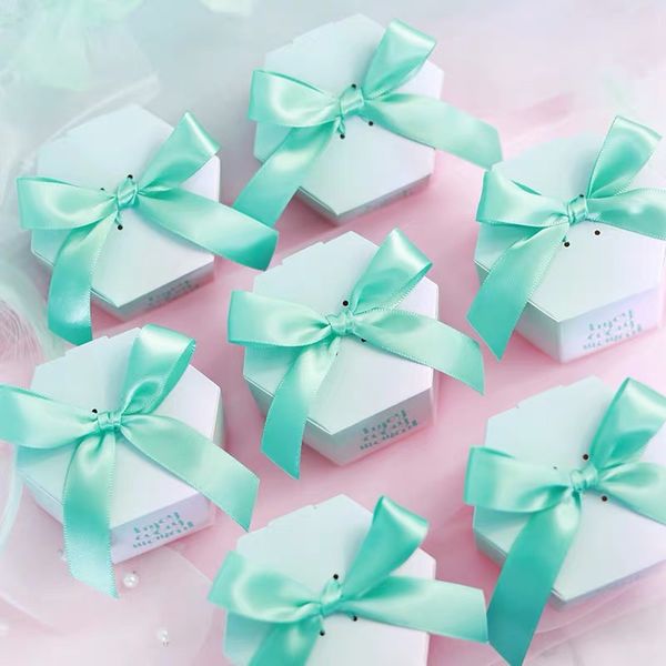 100pcs creative hexagonal shape wedding favors blue candy boxes chocolate box birthday party christmas supplies gift box
100pcs creative hexagonal shape wedding favors blue candy boxes chocolate box birthday party christmas supplies gift box