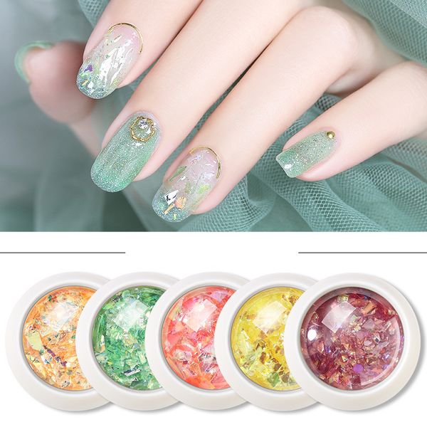 1 box holographic nail glitter flakes shell sparkly sequins irregular paillette diy gel polish manicure nail art decorations, Silver;gold
1 box holographic nail glitter flakes shell sparkly sequins irregular paillette diy gel polish manicure nail art decorations, Silver;gold