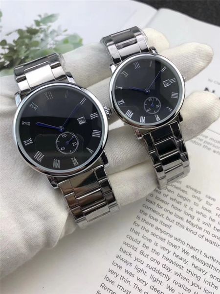 famous brand couple watch stainless steel men women quartz wristwatch small dial work auto-date lovers gift watch, Slivery;brown
famous brand couple watch stainless steel men women quartz wristwatch small dial work auto-date lovers gift watch, Slivery;brown