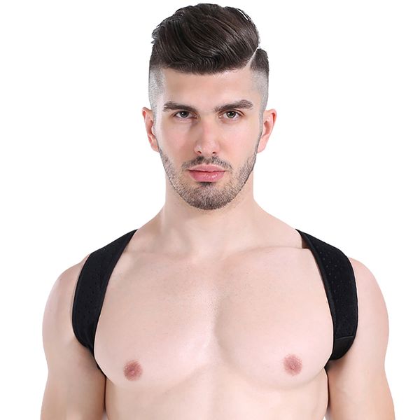 shoulder posture correction adjustable sports safety back support corset spine belt corrector kg-581, Black;blue
shoulder posture correction adjustable sports safety back support corset spine belt corrector kg-581, Black;blue