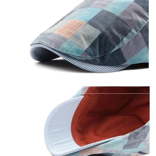 korean plaid visors cap autumn winter brand advance hats for women and men peaked cap casquette casual dress style newsboy caps, Blue;gray
korean plaid visors cap autumn winter brand advance hats for women and men peaked cap casquette casual dress style newsboy caps, Blue;gray