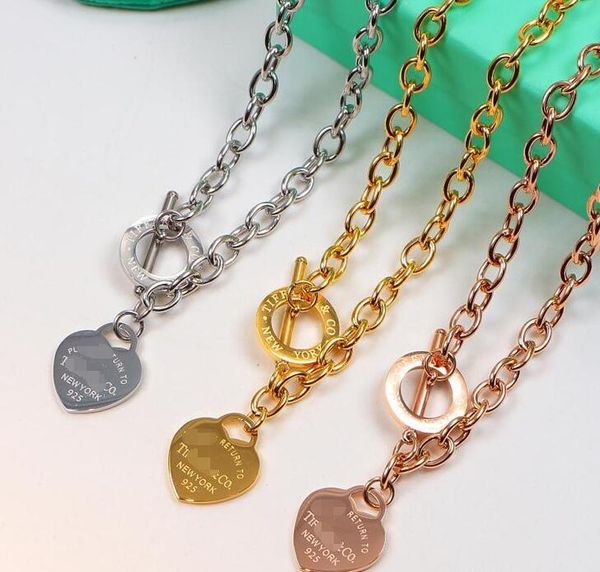 2020 new titanium steel love heart necklaces for women wedding jewelry luxury designer necklaces statement jewelry 3dtiffany, Silver
2020 new titanium steel love heart necklaces for women wedding jewelry luxury designer necklaces statement jewelry 3dtiffany, Silver