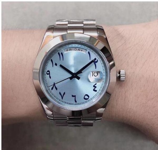 u1 luxury automatic movement day date men watch jubilee stainless band ice blue dial male wristwatch, Slivery;brown
u1 luxury automatic movement day date men watch jubilee stainless band ice blue dial male wristwatch, Slivery;brown
