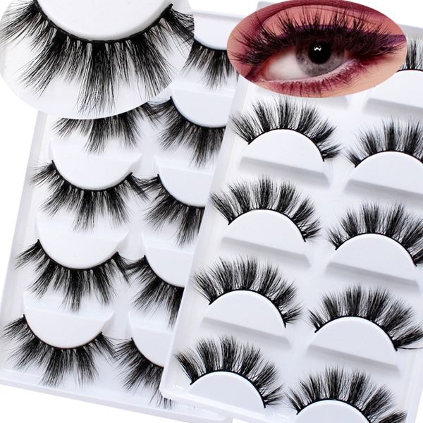 new 3/5 pairs 3d mink hair false eyelashes wispy natural long glam lashes 100% cruelty reusable eye extension makeup tools
new 3/5 pairs 3d mink hair false eyelashes wispy natural long glam lashes 100% cruelty reusable eye extension makeup tools