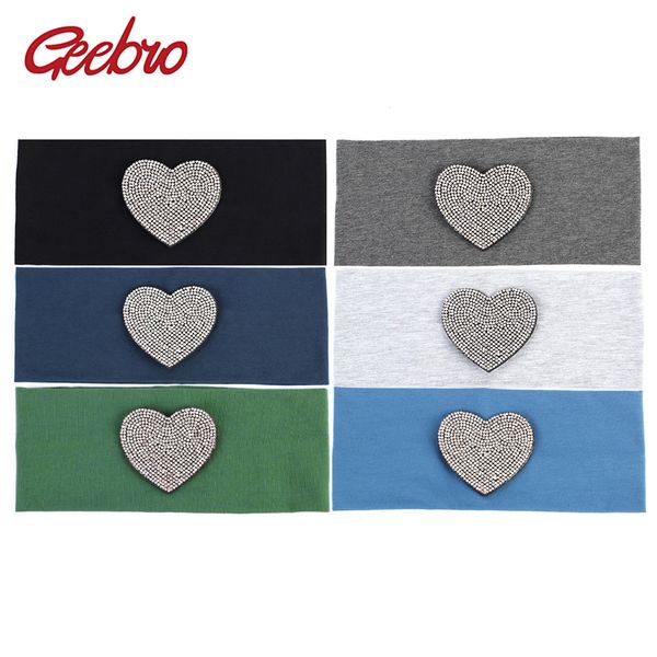 geebro women's plain stretch headbands fashion double heart rhinestones elastic flat headband for girls hair band turban wrap
geebro women's plain stretch headbands fashion double heart rhinestones elastic flat headband for girls hair band turban wrap
