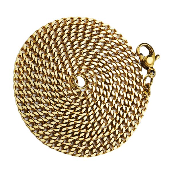fashion stainless steel 18k gold plated hip hop cuban curb link chain necklace 60cm, Silver
fashion stainless steel 18k gold plated hip hop cuban curb link chain necklace 60cm, Silver