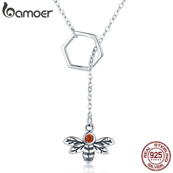 bamoer fashion 100% 925 sterling silver square honeycomb busy bee women pendant necklace authentic silver jewelry scn191
bamoer fashion 100% 925 sterling silver square honeycomb busy bee women pendant necklace authentic silver jewelry scn191