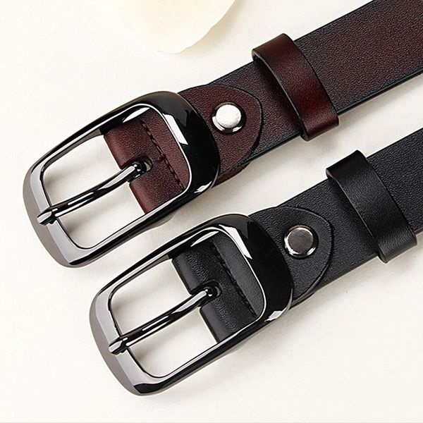 women's genuine leather fashion retro belt ladies metal double buckle new belt with jeans, Black;brown
women's genuine leather fashion retro belt ladies metal double buckle new belt with jeans, Black;brown