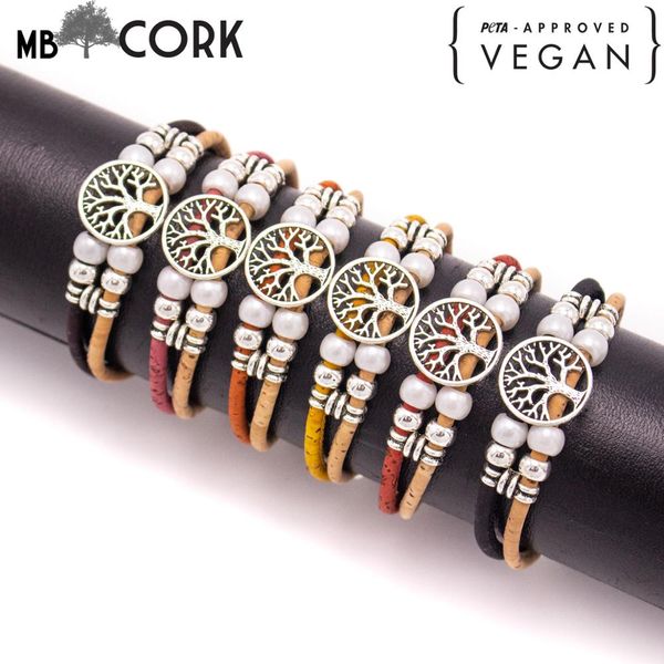 colorful cork with pearl and round tree pendant handmade friendship bracelet adjustable br-441-mix-6, Black
colorful cork with pearl and round tree pendant handmade friendship bracelet adjustable br-441-mix-6, Black