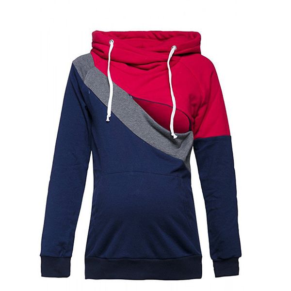 hben 2019 spring fashion casual woemn patchwork maternity clothes long sleeve nursing breastfeeding hoodie for pregnant b, White
hben 2019 spring fashion casual woemn patchwork maternity clothes long sleeve nursing breastfeeding hoodie for pregnant b, White