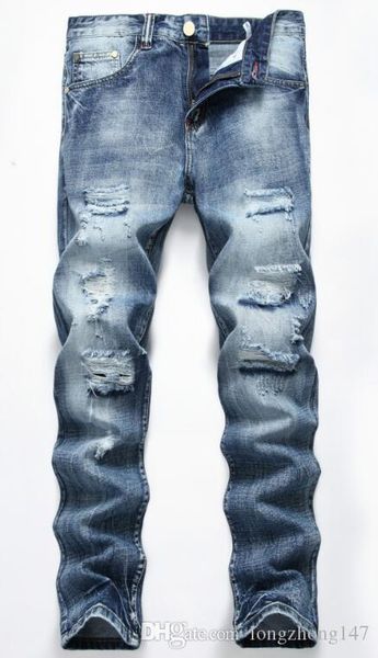 men biker jeans straight jeans high elasticity broken hole trousers new camo pants man's camouflage fold pants slim skinny casual blue
men biker jeans straight jeans high elasticity broken hole trousers new camo pants man's camouflage fold pants slim skinny casual blue