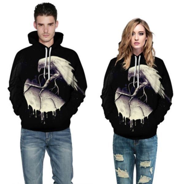 women/men athleisure sweater black loose sports hooded hoodies white-crow 3d print sportwear long sleeves autumn pullover
women/men athleisure sweater black loose sports hooded hoodies white-crow 3d print sportwear long sleeves autumn pullover