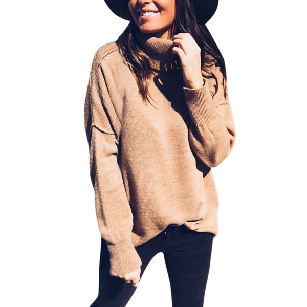 2019 autumn knit sweater jumper sueter mujer fashion solid turtleneck long sleeve pullover sweater women d90703, White;black
2019 autumn knit sweater jumper sueter mujer fashion solid turtleneck long sleeve pullover sweater women d90703, White;black