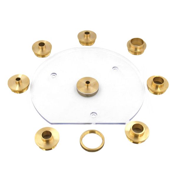 engraving machine electromechanical wood milling profiled bushing plexiglass bottom plate w/ copper bushing for bosch1600
engraving machine electromechanical wood milling profiled bushing plexiglass bottom plate w/ copper bushing for bosch1600