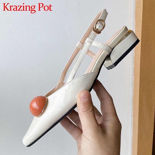 krazing pot 2020 genuine leather small square toe low heel korean street beauty lady dating party buckle strap women pumps l3f2, Black
krazing pot 2020 genuine leather small square toe low heel korean street beauty lady dating party buckle strap women pumps l3f2, Black