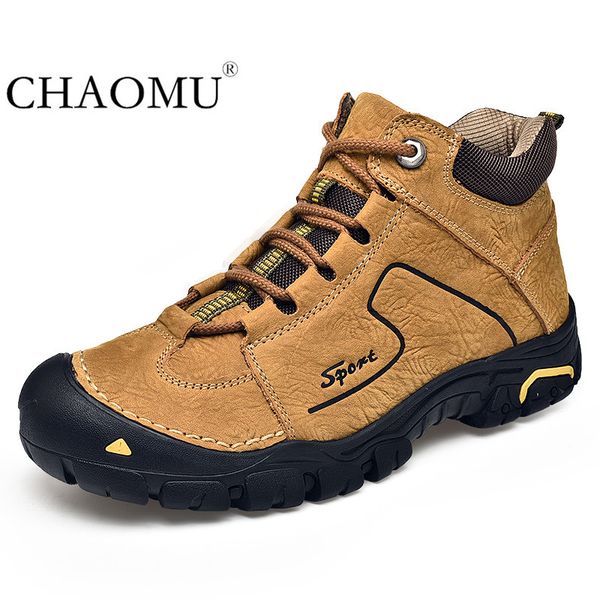 new spring waterproof real leather men's shoes lightweight -absorbing non-slip wear-resistant outdoor hiking climbing shoes, Black
new spring waterproof real leather men's shoes lightweight -absorbing non-slip wear-resistant outdoor hiking climbing shoes, Black
