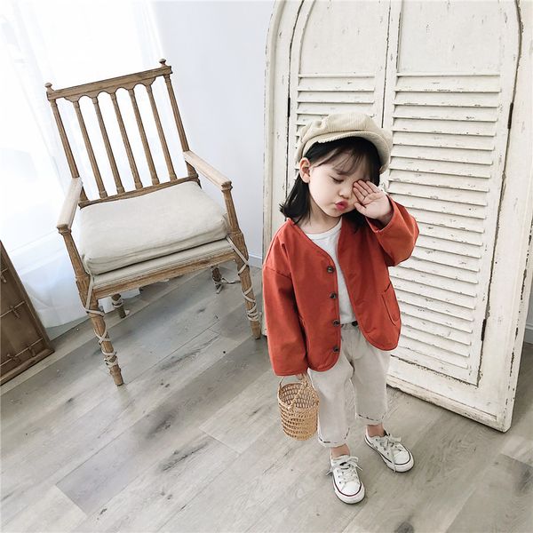 корейский девушки осени jacketscoats урожай малышей детские clothings, Blue;gray 
корейский девушки осени jacketscoats урожай малышей детские clothings, Blue;gray