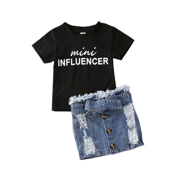 toddler baby girl clothes t-shirt+denim skirt 2pcs fashion summer short sleeve letter print girls clothing set, White
toddler baby girl clothes t-shirt+denim skirt 2pcs fashion summer short sleeve letter print girls clothing set, White