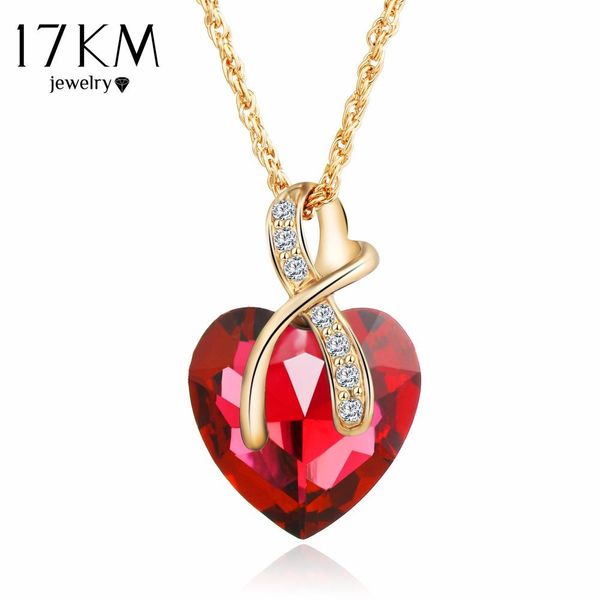 17km fashion jewelry 4 colors austrian crystal heart pendant necklace for women gold color love necklaces & pendants collares, Silver
17km fashion jewelry 4 colors austrian crystal heart pendant necklace for women gold color love necklaces & pendants collares, Silver