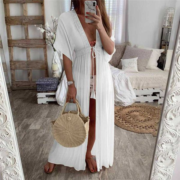 women chiffon kimono beach cardigan bikini cover up long maxi dress boho solid 2020 summer bathing suit beachwear, Blue;gray
women chiffon kimono beach cardigan bikini cover up long maxi dress boho solid 2020 summer bathing suit beachwear, Blue;gray