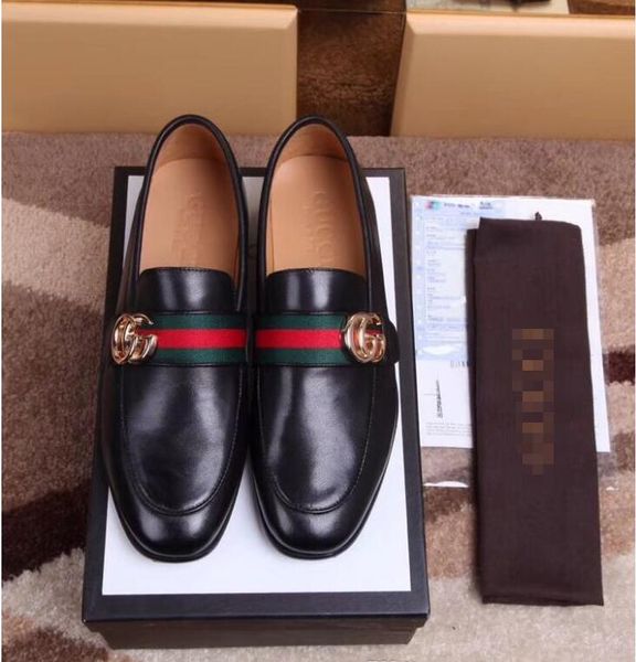 designer brand male casual flats shoe cowhide leather slip-on mocassin metal button men's suit shoe zapatillas size 38-45, Black
designer brand male casual flats shoe cowhide leather slip-on mocassin metal button men's suit shoe zapatillas size 38-45, Black