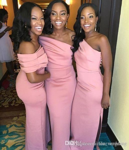 2019 summer spring bridesmaid dress african mermaid country garden formal wedding party guest maid of honor gown plus size custom made, White;pink
2019 summer spring bridesmaid dress african mermaid country garden formal wedding party guest maid of honor gown plus size custom made, White;pink