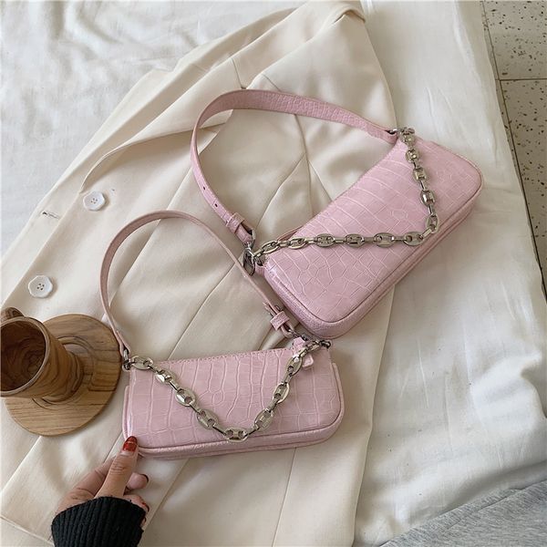 fashion crocodile pattern baguette tote pu leather shoulder bags for women small design luxury handbag female underarm chain bag
fashion crocodile pattern baguette tote pu leather shoulder bags for women small design luxury handbag female underarm chain bag