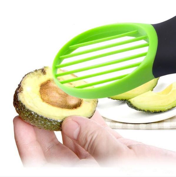 

3 в 1 авокадо slicer shea butter бур фрукты овощечистка резак целлюлозно сепаратор пластиковый нож для кухни растительные инструменты главна