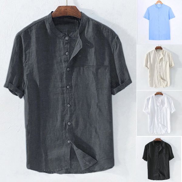 linen shirts men baggy cotton solid color short sleeve retro t shirts fashion blouse summer tees c0514, White;black
linen shirts men baggy cotton solid color short sleeve retro t shirts fashion blouse summer tees c0514, White;black